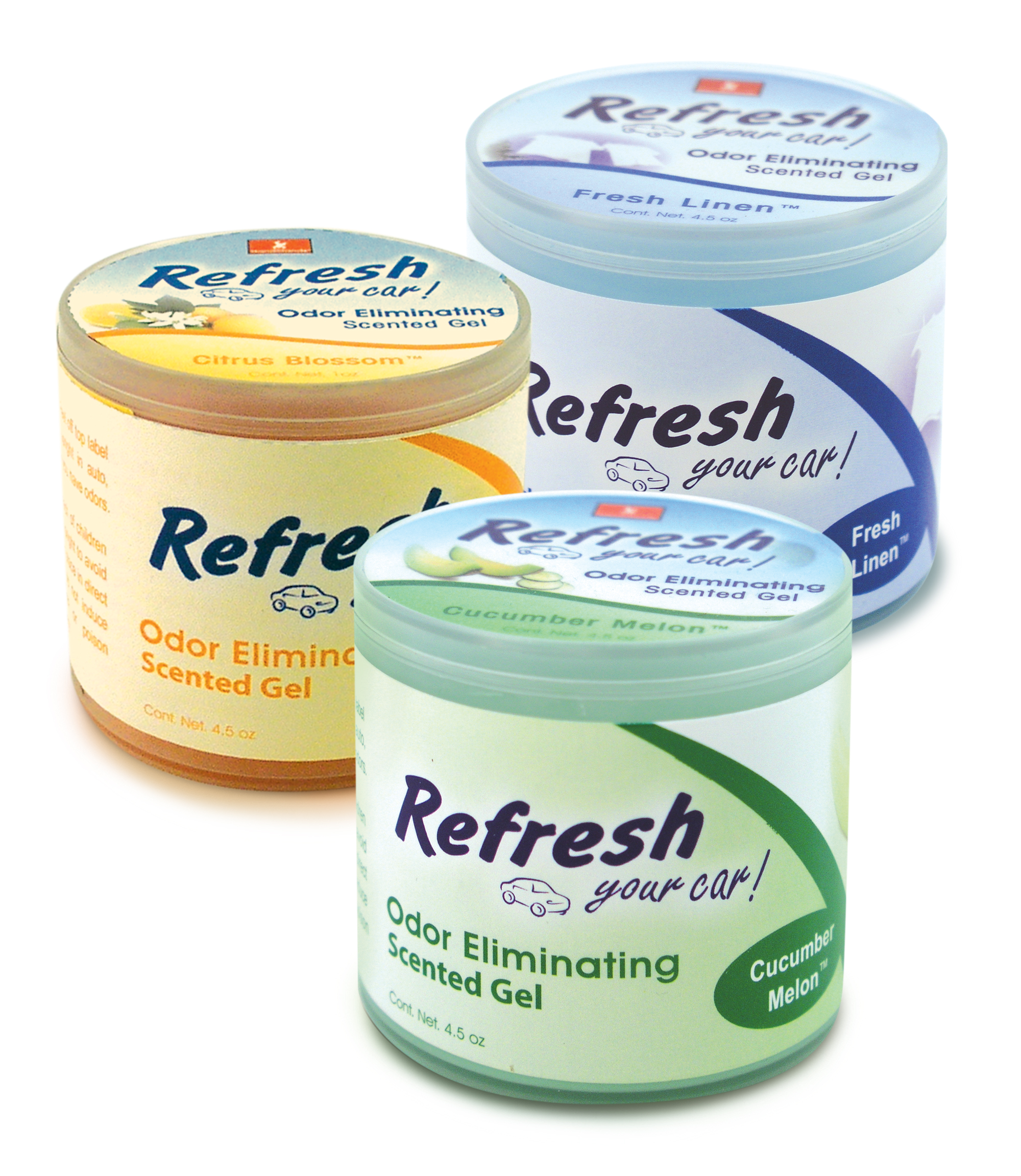 Refresh Label Design Packaging